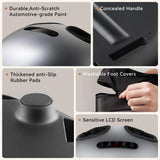 QXC Foot Massager with Heat & Compression, Patented Scissor-Hand Shiatsu Core for Deep Kneading, 131°F Constant Heat, 3 Modes, Adjustable Intensity, Fits Up to Men’s 12