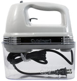 Cuisinart Power Advantage Plus 9-Speed Hand Mixer, 220W-Motor Hand Blender Electric Mixer with 9 Speed Settings, XL Dishwasher-Safe Beaters, 3 Low Mixing Speeds, Storage Case, Cool Grey