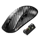 ATTACK SHARK R11 Ultra 8K Carbon Fiber Wireless Gaming Mouse,PAW3950MAX 42K DPI Sensor,49g Superlight Ergonomic Computer Mice with Tri-Mode,70M Switch Cloud Driver for Win/Mac/PC Gamer,Weave Black