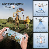 Pallton Drone with Camera for Adults and Beginners, Foldable RC Quadcopter
