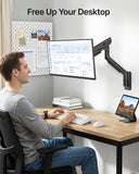 monTEK Monitor Wall Mount for 17-57" Ultrawide, 59.4 lbs, Black