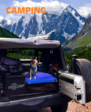 3 INCH Thick Memory Foam Camping Pad Futon Mattress, Portable Floor Sleeping Mat Sleepover Guest Bed Gaialoop