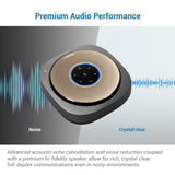 Bluetooth Conference Speakerphone - 360° Premium Voice Pickup with 6 Microphones, Smart NFC Connect, 24H Call Time VTech