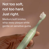 SURI 1.0 Sonic Electric Toothbrush with UV Cleaning Travel Case | 1 Month+ Battery | Designed in California | Electric Toothbrush for Adults | Travel Toothbrushes | Tooth Brush | Green