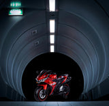 Electric Ride-On Motorcycle for Kids with 12V Motor, Training Wheels, Manual Throttle, Light Up Wheels, Music Player & Headlights - Ages 3-6 (Red + Plastic + 50-99 pounds)