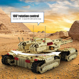 Mould King 20011 Technology MOC Building Block Tank, Remote Control Rechargeable Military Mammoth Tank, RC Tank Model Kits for Adult, 3296 Pieces