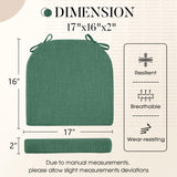 Basic Beyond Chair Cushions for Dining Chairs with Ties and Removable Cover