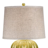 Possini Euro Design Buckhead 28" Tall Urn Modern Table Lamps Set of 2 Brown Bronze Geometric Living Room Bedroom Bedside Nightstand House Office Home Kitchen Entryway Console Family Fabric Shade