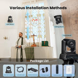 Conference Room PTZ Camera System with 20X Optical Zoom | 1080P 60fps HDMI USB Webcam TONGVEO