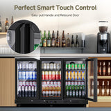 BODEGACOOLER Commercial Bar Cooler With 3 Glass Doors