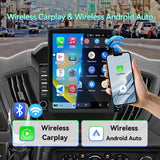 Android 13 Car Radio Stereo Compatible with Ford Transit 2013 2014 2015 2016 2017 2018 2019, 4+64G, 9.7" Touchscreen, Wireless Carplay Android Auto/Bluetooth/FM/GPS/WiFi/Mirror Link/SWC/Backup Camera