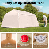 Inflatable Tents for Camping, Blow Up Tent with Stove Jack, Ytaoeo Hot Tent