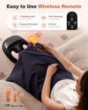 KNQZE Foot Massager Machine with Heat, Shiatsu Deep Kneading Foot Massager with Remote, Compression, Multi-Massage Modes, Auto-Off Timers, Valentines Day Gifts for Women Men