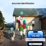 BOIFUN 2K Video Doorbell, Wireless Doorbell Camera, 166° Wide View & Chime