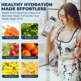 Flow Essence Hydrogen Water Bottle – Portable Molecular Hydrogen Generator with USB Charger – Wellness Hydration Solution for Home, Office & Travel
