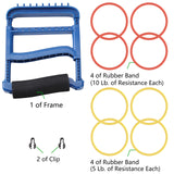 YPCBYNBS Hand Exerciser,Strength Training Grip Strengthener for Physcial Therapy,Blue YPCBYNBS