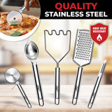 50 PCS Silicone Kitchen Utensils Set Complete Kitchen Set - 800°F Heat Resistant Non-Stick Premium Cooking Utensils, Silicone Spatula Set