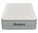 Beautyrest Luxaire, Twin Size Luxury Air Mattress, 20 Inch Height with Cool Vent Top, Smart Auto Shut-Off Pump, Puncture Resistant Ever Firm Fabric with Edge Support