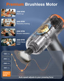 arboleaf Thermal Massage Gun Deep Tissue with Heat, Handheld Muscle Percussion Massager with Full-Metal Head, 6 Replacements for Athletes Pain Relief, Relax, Gifts for Men and Women