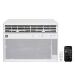 GE Window Air Conditioner 8,000 BTU for Rooms up to 350 sq ft., Wi-Fi Enabled, Energy-Efficient Cooling for Medium Rooms, Easy Install Kit, Control Using Remote or Smartphone App, White