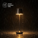 CORDIVA Cordless Table Lamp, Aluminum Rechargeable Dimmable LED Desk Lamp