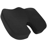 Memory Foam Seat Cushion for Office Chair, Black Amazon Basics