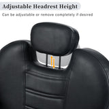 Aurofurz Barber Chairs for Barbershop,Reclining Salon Chairs for Hair Stylist with Heavy Duty Hydraulic Pump/Headrest/Footrest,360° Rotation, Tattoo Chair Shampoo Equipment for Beauty Shop