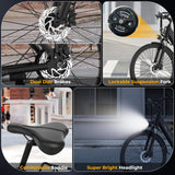 Movcan V80 Electric Bike for Adults - 1000W Motor -28MPH -70 Mile Range