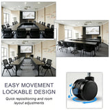 Conference Table,Flip Top Folding Conference Room Tables with Silent Wheels