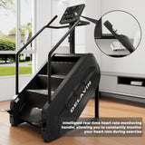 DELAVIN Stair Stepper with LED Screen, Commercial Grade Stepper Machine with 15 Speed Levels, Stepmill Exercise Machine with 440 LBS Capacity, Stair Climber for Cardio and Lower Body Workouts (FBA)