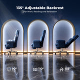 Big and Tall Office Chair, Flip Armrests for Pets & Cross Legged Sitting