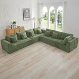 140''Modular Sectional Couches for Living Room, Cloud Boneless Compressed Sectional Sofa