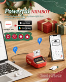 NIIMBOT B21 Label Printer,Bluetooth Thermal Label Maker,Ideal for Home Organization,Business,Ofice,50x30mm Labels,230Pcs(Red)