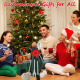 POLIGO 7PCS Golf-Club Style BBQ Tools Set Grilling Tools with Rubber Handle - Stainless Steel Grill Accessories