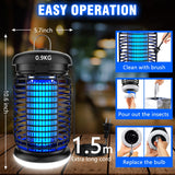Endbug Bug Zapper, Bug Zapper Outdoor Indoor with LED Light, Electric Mosquito Zapper Fly Zapper, Waterproof Mosquito Killer Endbug