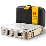 Kodak Ultra Mini Rechargeable Pocket Projector – DLP Pico Projector with 100” Display, HDMI/USB/Micro SD, Built-in Speaker & Carrying Case