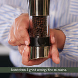Cole & Mason Precision Horsham Inverta Salt and Pepper Mill Gift Set, Chrome, 15 cm