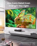 AWOL Vision LTV-3500 Pro UST Triple Laser TV Projector, TV-Like Brightness, 150" Perfect Sharpness