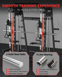 GarveeLife Smith Machine Home Gym All in One, 2200LBS Squat Rack Power Cage