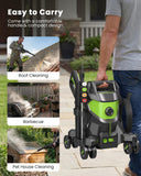 KVAOK Pressure Washer, Power Washers 5000PSI, 3.0GPM with 4 Quick Connect Nozzles, High Pressure Cleaner with Foam Cannon for Car,Driveway, Patio, Fence