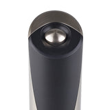 Cole & Mason Richmond Electric Salt and Pepper Mills, Adjustable Grind Mechanism, Chrome/Acrylic, 215 mm, Gift Set, Includes 2 x Electric Grinders