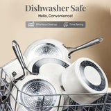 12 Pc Ceramic Pots and Pans Set Non Stick Cookware Set, Kitchen Cookware Sets, Non Toxic Ceramic Cookware Sets GOTHAM STEEL