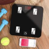 FITINDEX Scale with BMI, Body Fat, Muscle Mass, Smart Scale for Body Weight, Bluetooth, Digital, Sync with App, User Health Equipment