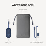 Twelve South AirFly Pro 2, Bluetooth Adapter, Pair 2 AirPods, Coastal Blue