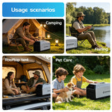 Countrymod Portable Air Conditioner Camping 5000BTU Fast Cooling Portable Ac Unit 110V AC Tent Air Conditioner with Remote Control Portable Ac for Camping, Tent, RV, Boat and Fishing