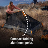 Kelty Grand Mesa 2P Backpacking Tent – 3 Season 2 Man Camping Thru Hiking Shelter, Aluminum Poles, Single Door + Vestibule Model (2P)