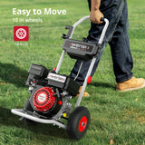 Gas Powered Pressure Washer 3800 PSI, 2.5 GPM High Power Washer, 212CC Engine with 5 Spray Tips—Ideal for Houses, Driveways, Cars, and Concrete Surfaces