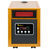 Dr. Infrared Heater DR-968H Indoor Portable Space Heater with Humidifier, 1500-Watt, Cherry
