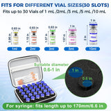 30 Slots Peptide Case for Fridge | Vial Case ｜1ml 2ml 3ml 5ml 10ml Vials