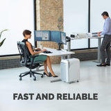 Powershred LX220 Micro-Cut Paper Shredder, White Fellowes